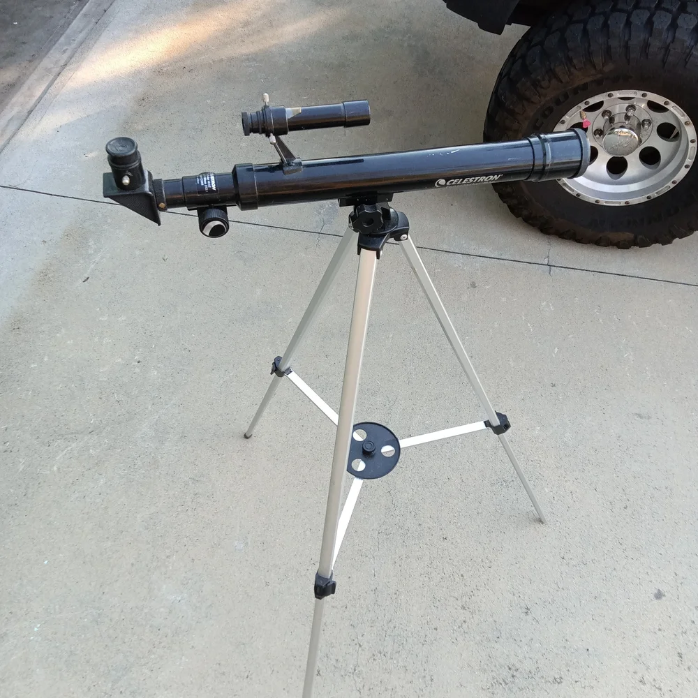Celestron PowerSeeker 50AZ telescope.
